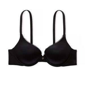 Victoria’s Secret Body by Victoria Black Lace Push-Up Perfect Shape Bra